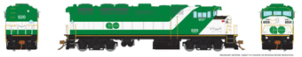 F59PH EMD 523 of the GO Transit - digital sound fitted