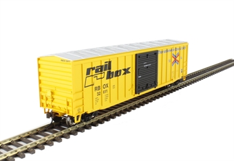 HO 50' OUTSIDE BOX CAR RAIL BOX
