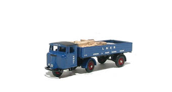 Scammell Mechanical Horse with dropside trailer and load "LNER"