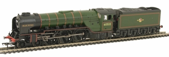 Class A2 4-6-2 60532 "Blue Peter" in BR Brunswick green with late crest in wooden display box