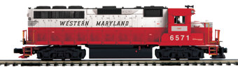 GP40 with Hi-Rail Wheels, Western Maryland #6571