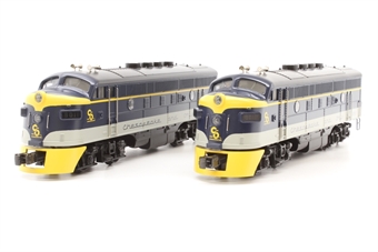 EMD F3 AA set #8010/8011 of the Chesapeake & Ohio with ProtoSound