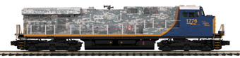 ES44AC with Hi-Rail Wheels, CSX "Honoring Our VeTrans" #1776