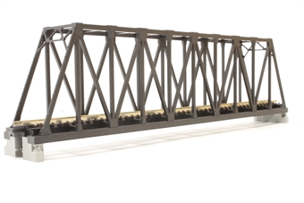 Single Track Truss Bridge Black 248mm