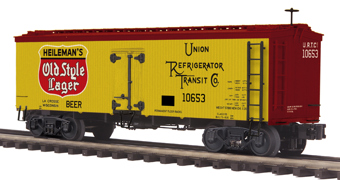 36' Wood Side Reefer Car, Old Style Beer