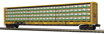 Center Beam Flat Car with Lumber Load, TTX (Irving) #TTZX 861455