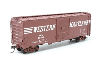 40' single door boxcar 29222 of the Western Maryland