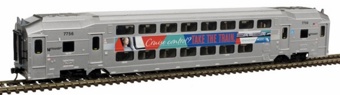 Multi-Level Trailer with Safety Slogan, NJ Transit "Cruise Control" 7756