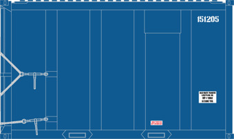 20' High Cube MSW Trash Containers, Solid Waste Transfer 1