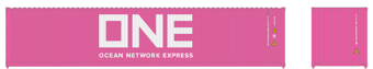 40' Standard Height Container Set 1, Ocean Network Express