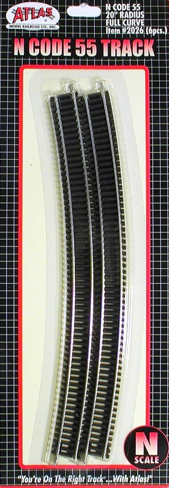 20" Radius Full Curved Track  - pack of 6