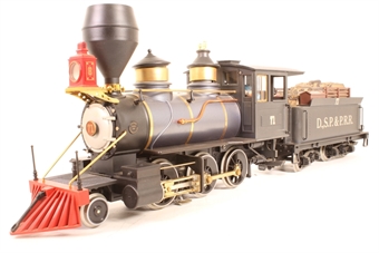 Mogul 0-6-0 Steam Locomotive in DSP & PRR Livery