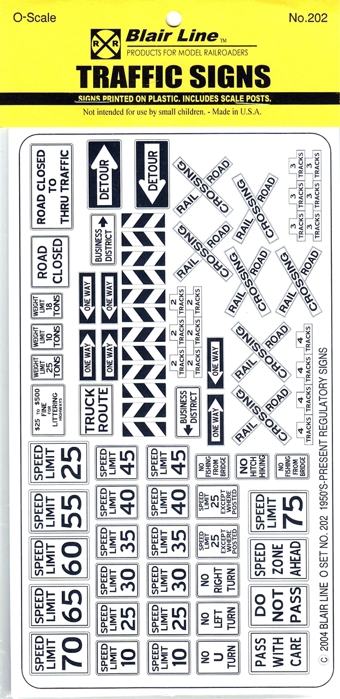 Traffic Signs (Black)