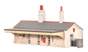 GWR-style stone station building - plastic kit