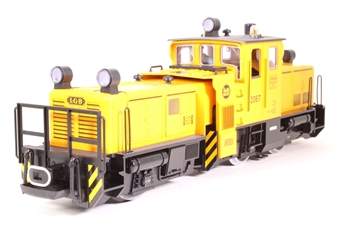 Schoema track cleaning locomotive 2067 in yellow