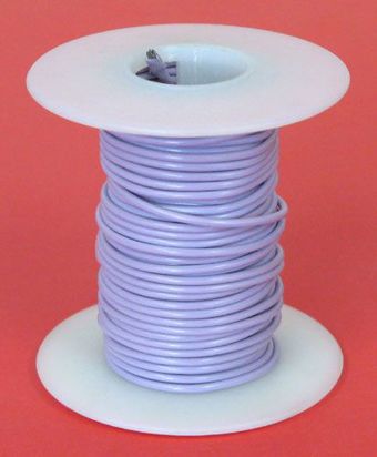 20 GA Purple Hook-Up Wire, Stranded 25'