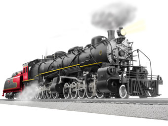 Vision 2-10-10-2 Steam Locomotive, Santa Fe "Black Bonnet" #3005