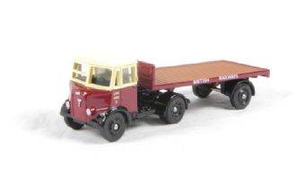 Thornycroft Nippy Flatbed in "British Rail" livery