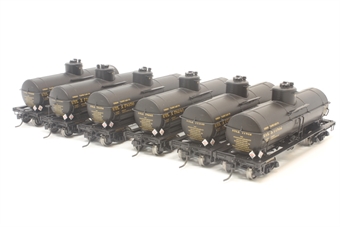 8000 gallon type 21 riveted tank cars 'UTLX' 77812 / 77356 / 78241 / 78156 / 77640 / 78322 - pack of six