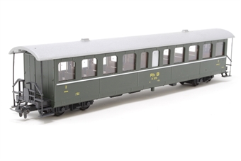 2nd Class Passenger Coach B 2272 of the Rhaetian Railway