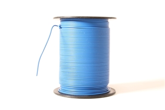 100m Drum 18 Strand Cable blue - Outside Diameter: 1.0mm