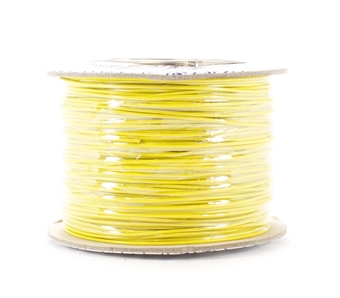 100m Drum 18 Strand Cable Yellow - Outside Diameter: 1.0mm