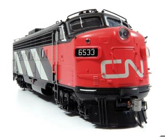 FP9A GMD 6533 of the Canadian National - digital sound fitted