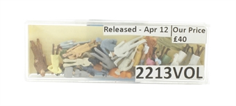 Foriegn travelers x 15 HO Scale