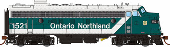 FP7 EMD 1517 of the Ontario Northland - digital sound fitted