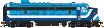 FP7 EMD 1302 of the Montreal Commuter - digital sound fitted