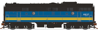 F7B EMD 6637 of Via Rail Canada