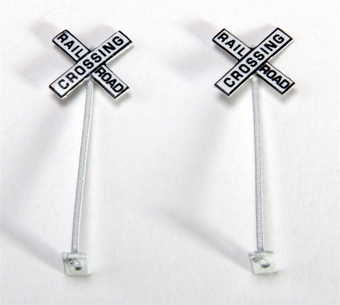 Metal Railroad Crossing Sign (2)