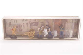 Street sweepers with carts