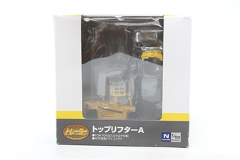 TCM FD430 with 40ft container