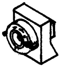 Ditch Lights with Lenses EMD Style Pilot Top Mount