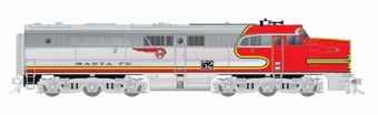 PA-1 Alco of the Atchison Topeka and Santa Fe #52L - digital sound fitted
