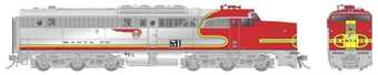 PA-1 Alco of the Atchison Topeka and Santa Fe (Repowered) #51L - digital sound fitted