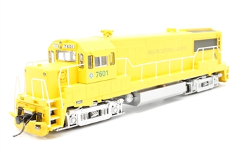GE U25B #7601 of the Oregon, California & Eastern Railroad - DCC sound fitted