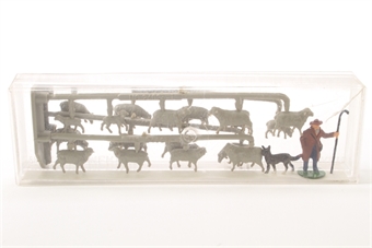 Shepherd & 36 x Sheep
