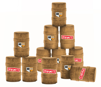 ACME Dynamite Powder Barrel Pack (12)