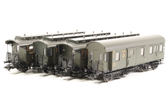 DRG 4-Wheel Four Coach Set