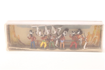 Native Americans, on foot