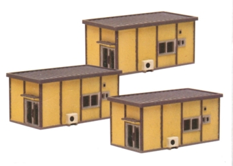 Prefab Metal Offices - pack of 3