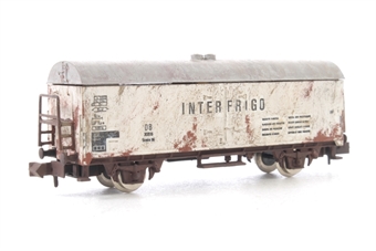 29' beer can tank car of GATX Corporation - white and red 7922