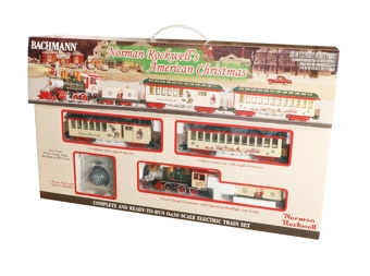 Norman Rockwell's American Christmas Steam locomotive