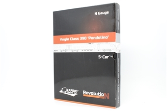 Class 390 Pendolino 5-car set 390001 "Virgin Pioneer" in Virgin livery - DCC Sound onboard
