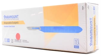 No.10 Disposable sterile scalpel - box of 10
