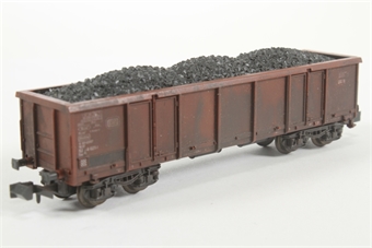 Open Wagon with Coal Load of the German DB