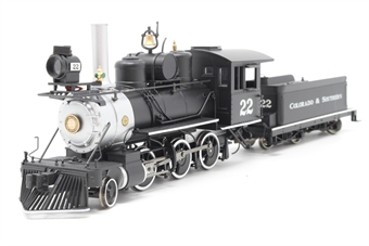 Mogul 2-6-0 22 of the Colorado & Southern  Railroad