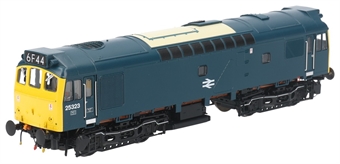 Class 25 25323 in BR blue (pre-1976 style)